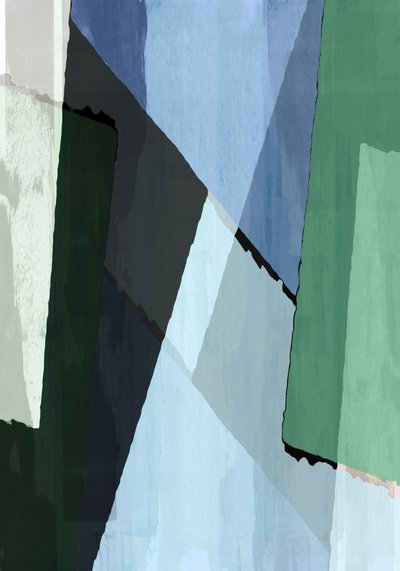 Överlappande svala nyanser av cartissi