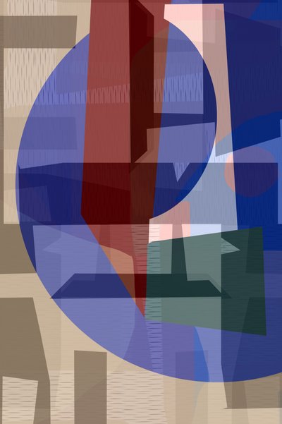 Överlappande geometriska lager av cartissi