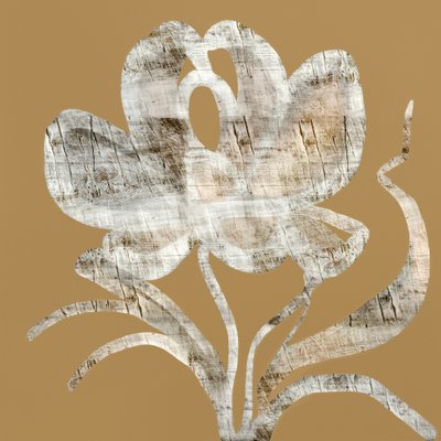 Blomma i rustikt trä av cartissi