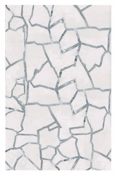 Geometriska fragment i silver av cartissi