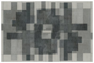 Geometrisk design i samma färgskala av cartissi