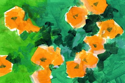 Livfulla apelsinblommor av cartissi