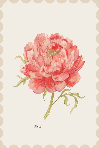 Vintage-rosa pion av cartissi
