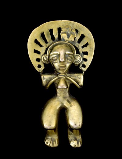 Hänge av en shaman av civilization Quimbaya