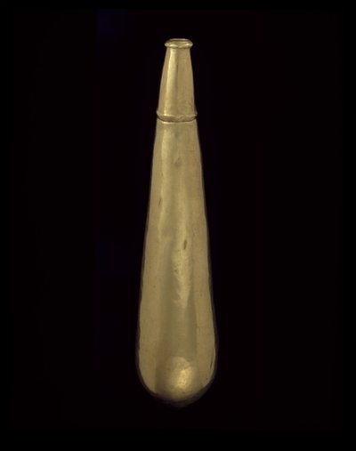 Tårformad kokakolv, 200-1600 e.Kr. (guld) av civilization Quimbaya