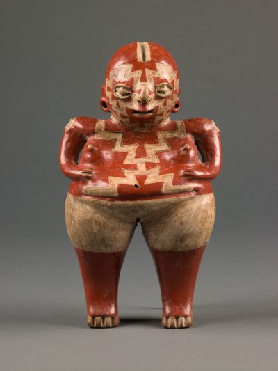 Kvinnofigur, sen formativ period, ca 500-0 f.Kr (keramik) av culture Chupícuaro