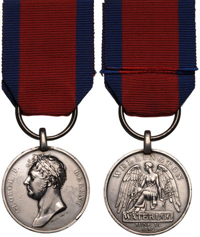 Waterloo-medaljen av decorations and medals Orders