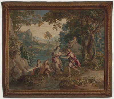 Apollo och Daphne av design by Charles de La Fosse; cartoon by Zeger Jacob van Helmont