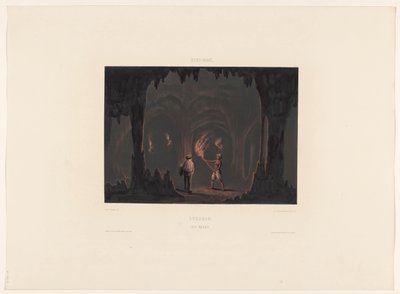 Grottorna i Hato Curacao. Cave of Hato (titel på objekt) av jonkheer Jacob Eduard van Heemskerck