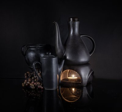 Dark Ceramics Candle Glow av larryliu