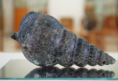 Triton-skal rhyton (rituellt kärl), från palatset i Malia, Kreta, Grekland, minoisk civilisation av Unbekannt Unbekannt