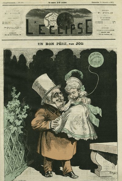 En god far, Adolphe Thiers (1797-1877), fransk historiker och statsman. Omslag i "" L