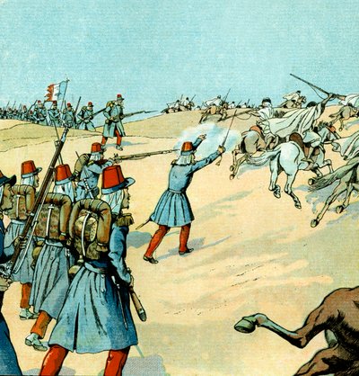 Erövring av Algeriet av fransk armé 1830 av pseudonym for Onfray de Breville Jacques Job