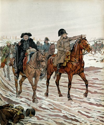 Under det franska fälttåget, efter slaget vid Brienne den 29 januari av pseudonym for Onfray de Breville Jacques Job
