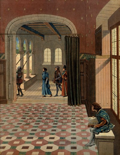 Frankrikes historia under medeltiden: Delfinen (då kung Ludvig XI kallade den försiktiga av pseudonym for Onfray de Breville Jacques Job