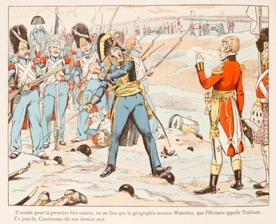 Jacques Marie Gaston Onfroy de Breville dit JOB (1858-1931) - En Waterloo Cambronne mot engelsmännen som bad honom att gå 1815, Privat samling av pseudonym for Onfray de Breville Jacques Job