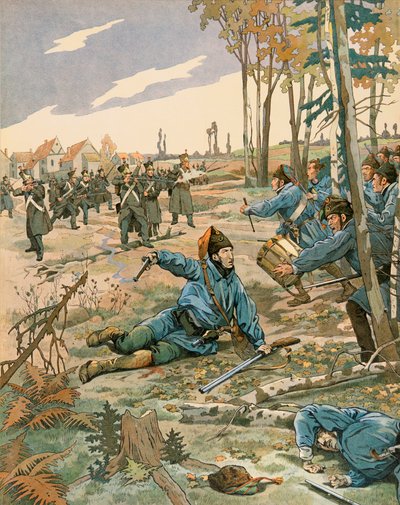 Jacques Marie Gaston Onfroy de Breville dit JOB (1858-1931) - Belgiens historia: Slaget vid Berchem Lez Antwerpen, Frederic de Merode (1792 - 1830) skadas dödligt när han slåss mot den holländska armén den 24 oktober av pseudonym for Onfray de Breville Jacques Job