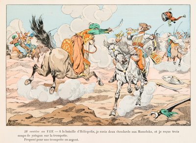 Jacques Marie Gaston Onfroy de Breville dit JOB (1858-1931) - Hussard under den egyptiska kampanjen (1798-1801) under Napoleon Bonaparte, privat samling av pseudonym for Onfray de Breville Jacques Job