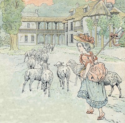 Sång: Det regnar, det regnar herdinna av pseudonym for Onfray de Breville Jacques Job