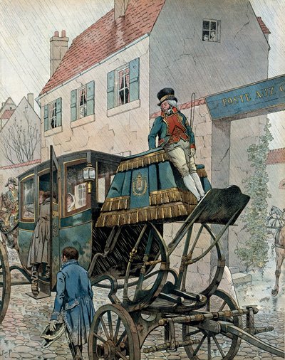 Napoleon I Bonapartes möte av pseudonym for Onfray de Breville Job
