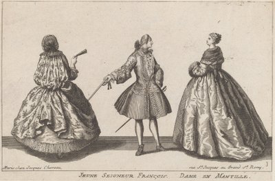 Ung Lord Francis/Lady i Mantilla av published by Jacques Chéreau