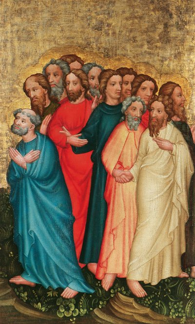 Aposteln Abschied av Österreichischer oder böhmischer Maler