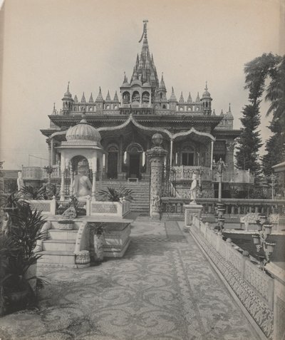Pareshnath, Jain-templet, Calcutta av studio of A. W. A. Plâté Studio (Ceylonese)