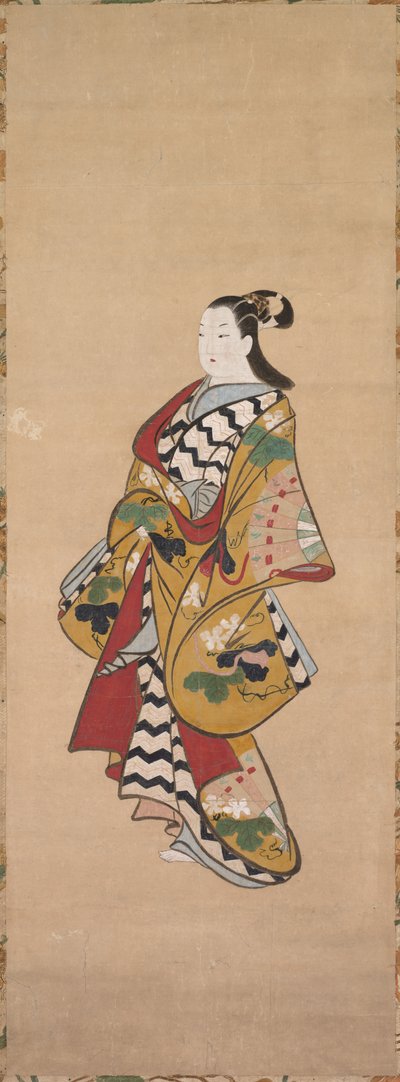 Kurtisan av studio of Kaigetsudō Ando