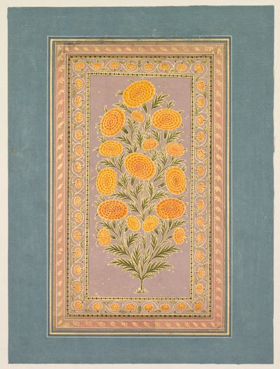 Blommande ringblomma av style of Hunhar II