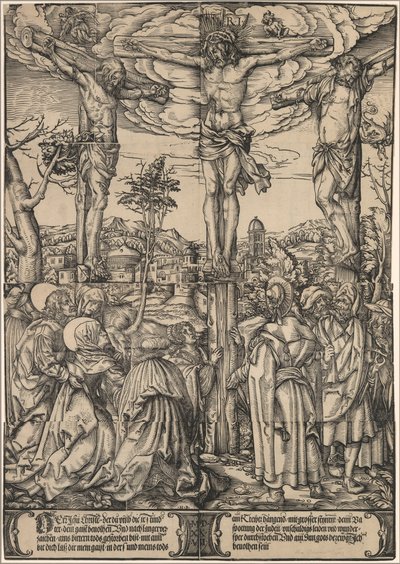 Korsfästelsen, 1527. av the Elder Hans Burgkmair