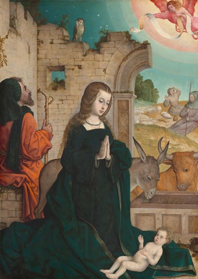Födelsekyrkan, c. 15081519. av the Elder Juan de Flandes