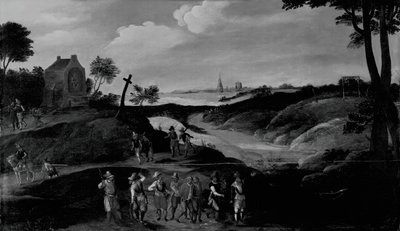 Landskap med figurer, c. 160025. av the younger Joos de Momper