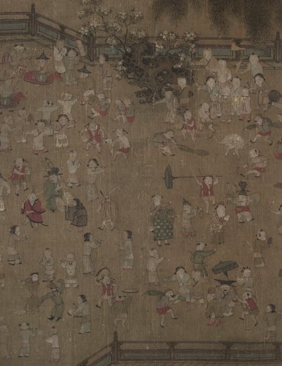 Hundra barn leker av tradition of Su Hanchen