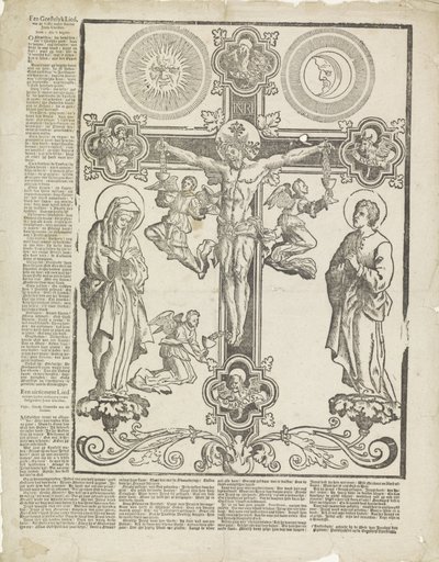 En andlig sång, / om vår Herres lidande / Jesu Kristi (titel på objektet) av weduwe Jacobus van Egmont