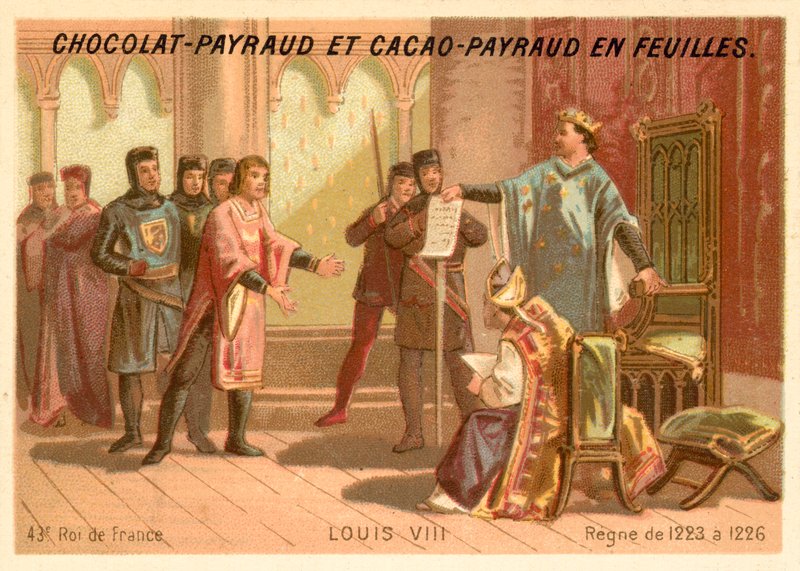 Ludvig VIII av Frankrike av French School