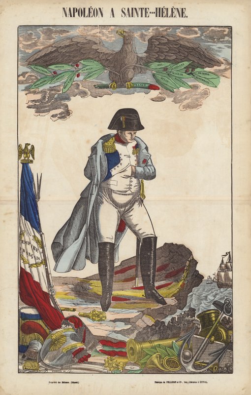 Napoleon A Sainte Helene av French School
