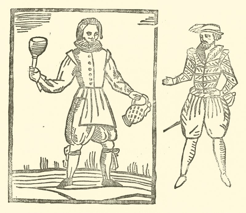 Illustration till The Roxburghe Ballads (träsnitt) av (after) English School