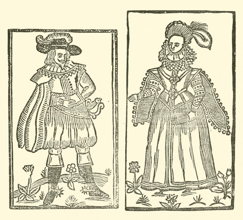 Illustration till The Roxburghe Ballads (träsnitt) av (after) English School