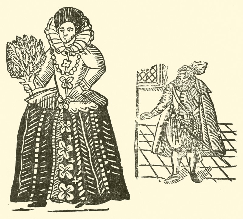 Illustration till The Roxburghe Ballads (träsnitt) av (after) English School