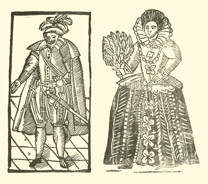 Illustration till The Roxburghe Ballads (träsnitt) av (after) English School