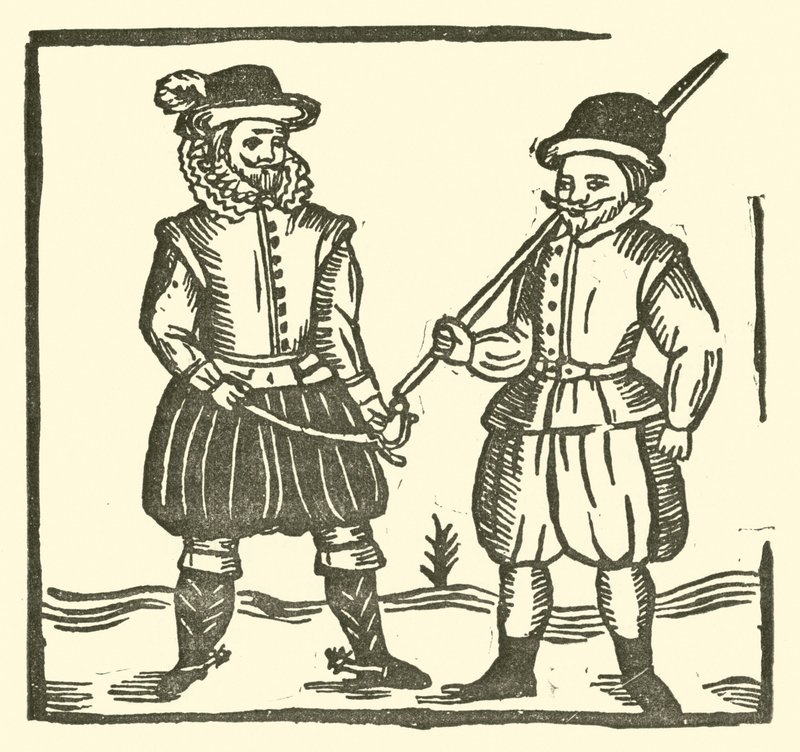Illustration till The Roxburghe Ballads (träsnitt) av (after) English School