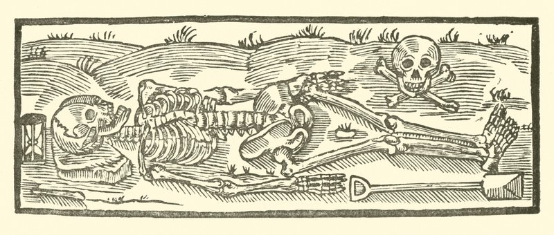 Illustration till The Roxburghe Ballads (träsnitt) av (after) English School