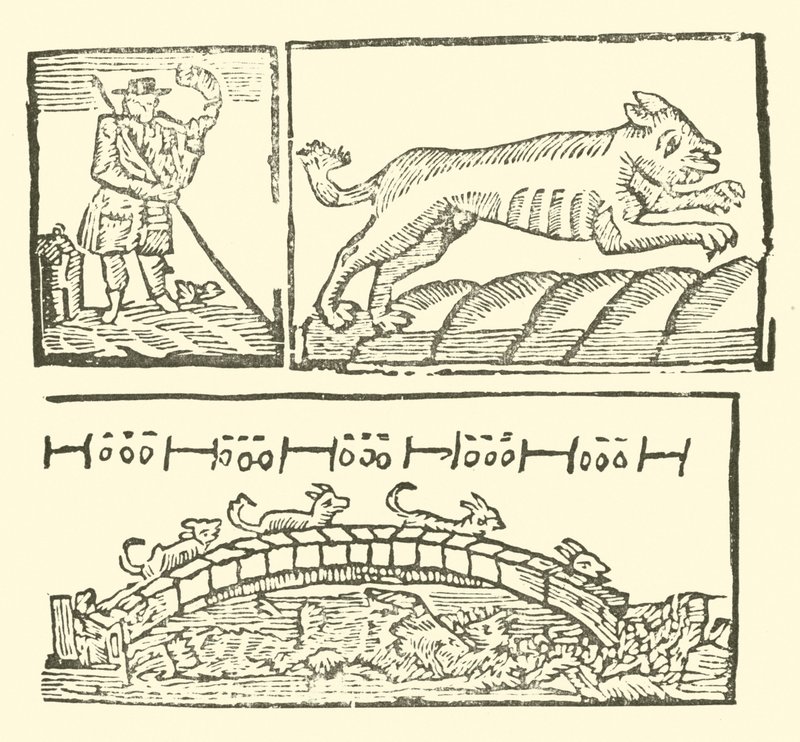 Illustration till The Roxburghe Ballads (träsnitt) av (after) English School