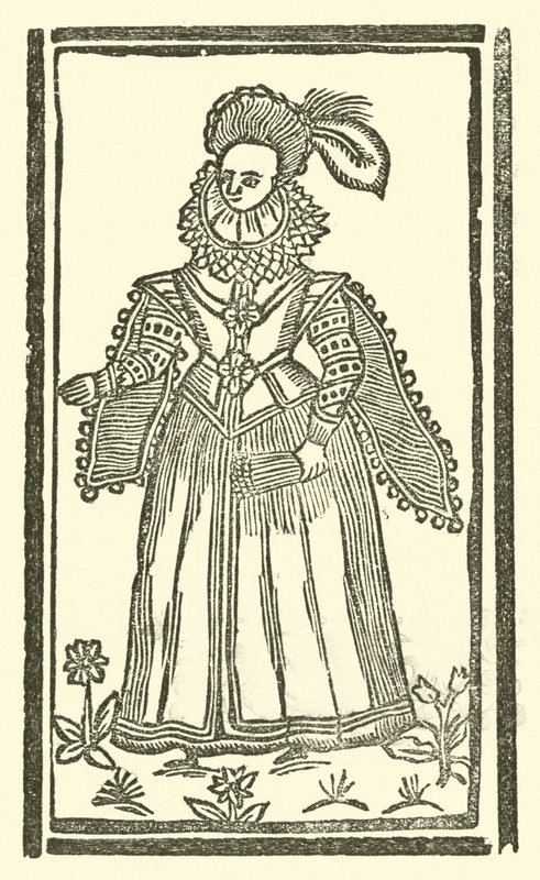 Illustration till The Roxburghe Ballads (träsnitt) av (after) English School