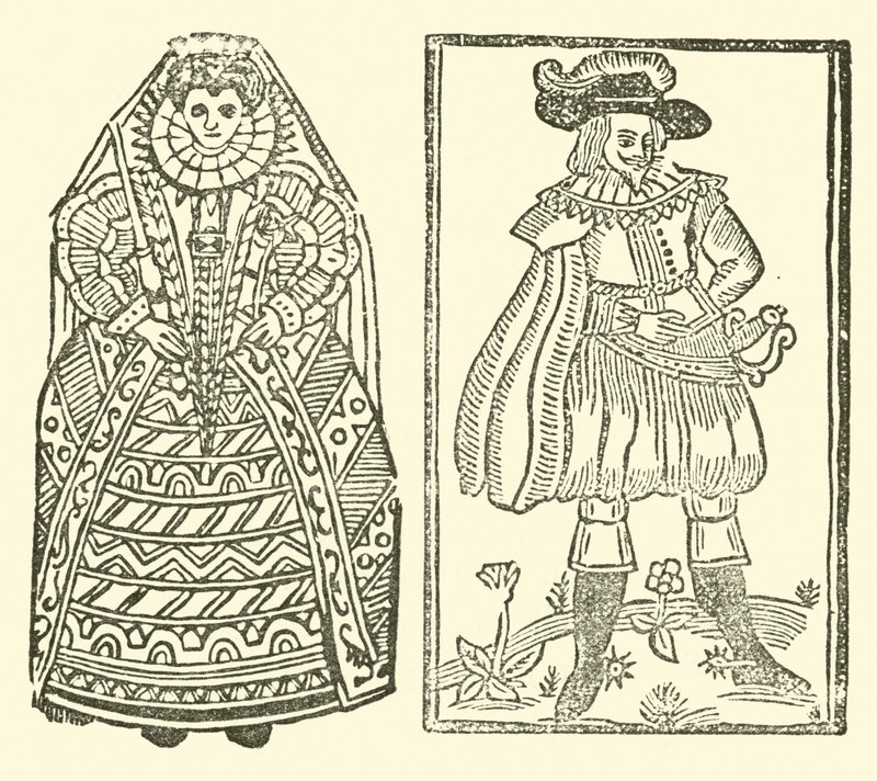 Illustration till The Roxburghe Ballads (träsnitt) av (after) English School