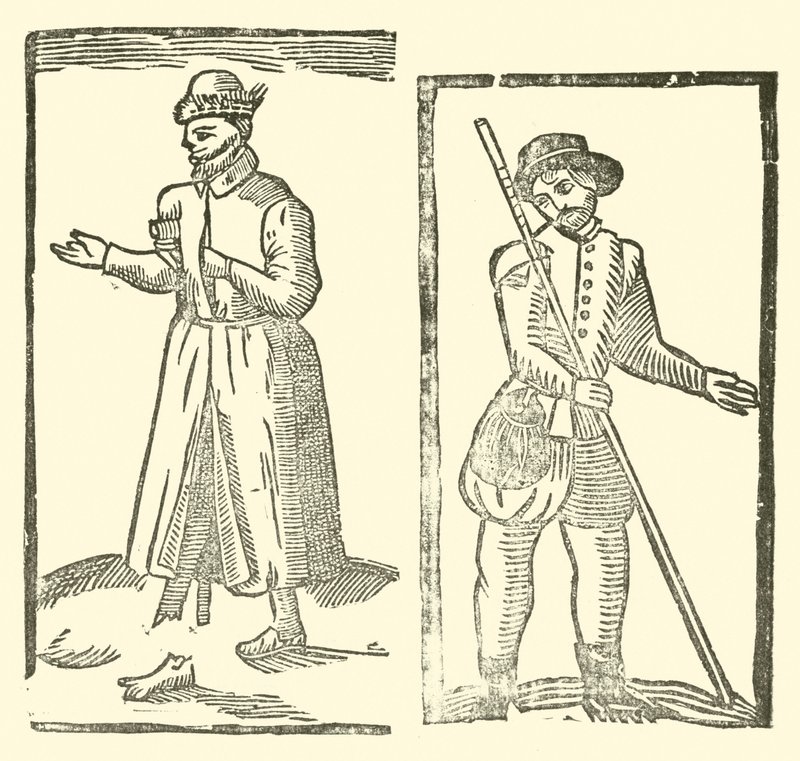 Illustration till The Roxburghe Ballads (träsnitt) av (after) English School