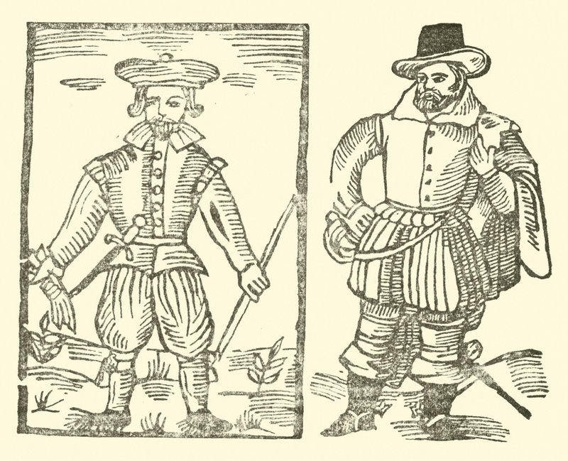 Illustration till The Roxburghe Ballads (träsnitt) av (after) English School