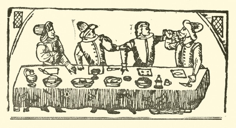 Illustration till The Roxburghe Ballads (träsnitt) av (after) English School