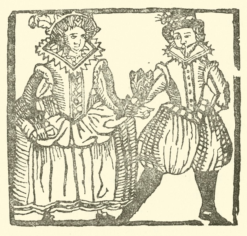 Illustration till The Roxburghe Ballads (träsnitt) av (after) English School