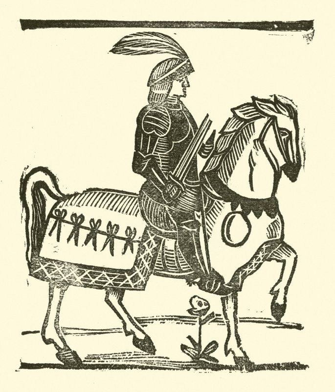 Illustration till The Roxburghe Ballads (träsnitt) av (after) English School